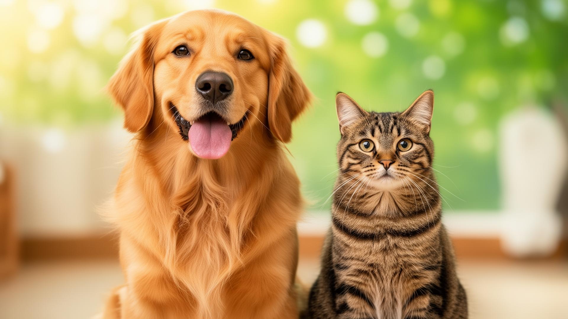 Cachorro e gato felizes - Clube Pet Araçatuba